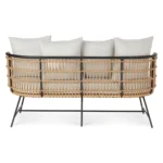 Onya 63.5_ Outdoor Loveseat - Lily White