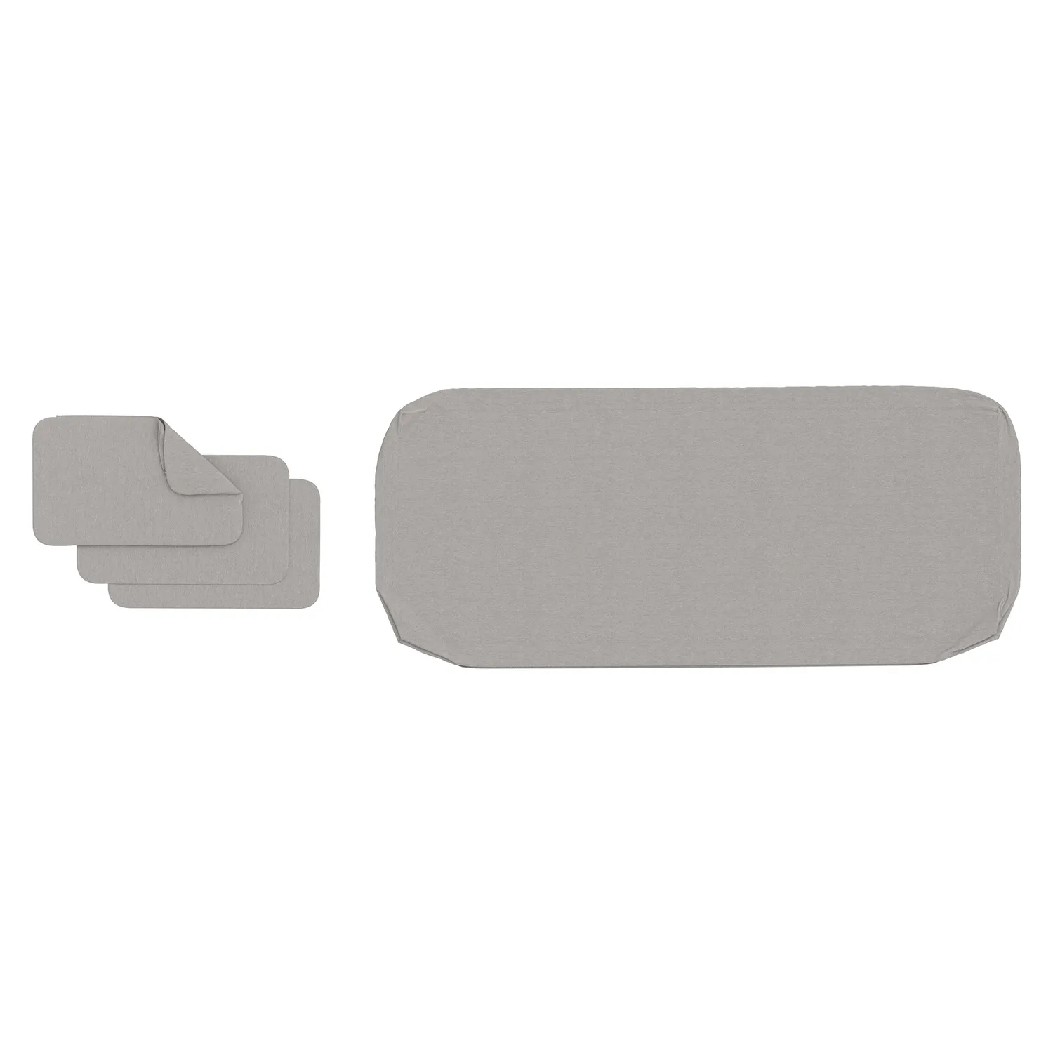 Palmera Outdoor Sofa Cushion Cover Set - Dravite Gray - Image 4