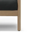 Rosa 80_ Outdoor Sofa - Dravite Black