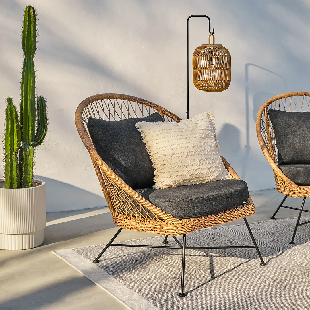 Aeri 37_ Outdoor Lounge Chair - Slate Gray - Image 10
