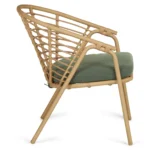 Dalarna 25_ Outdoor Lounge Chair - Dravite Green