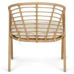 Dalarna 25_ Outdoor Lounge Chair - Dravite Ivory