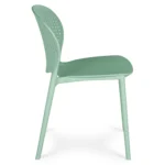 Dot Outdoor Stackable Dining Chair - Malibu Aqua