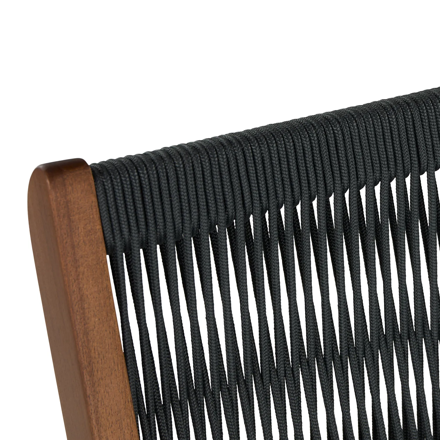 Elanora Outdoor Folding Dining Chair - Dark Acacia - Image 9