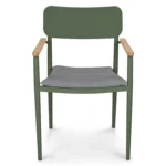 Elan Outdoor Stackable Dining Chair - Green