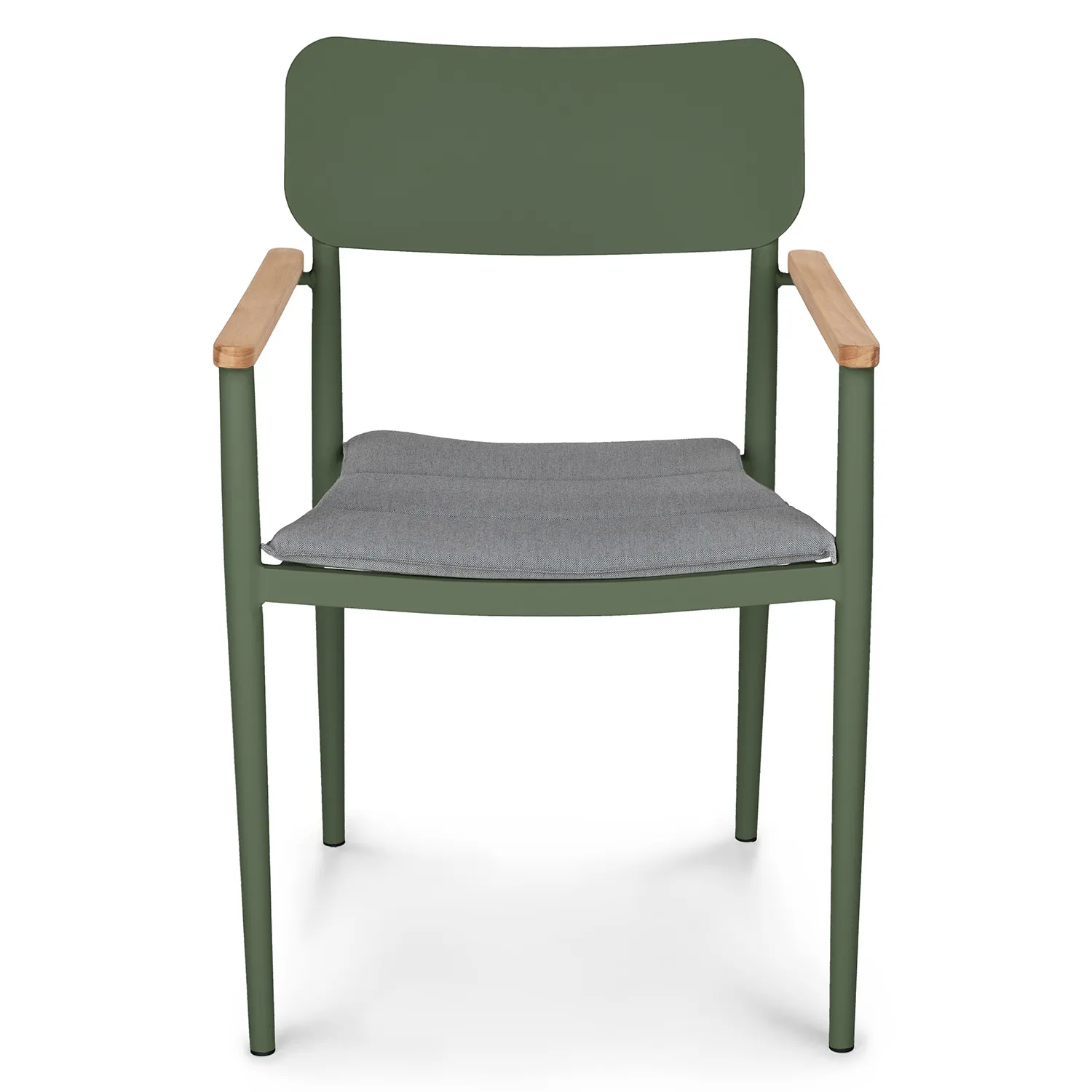Elan Outdoor Stackable Dining Chair - Green - Image 9