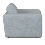 Riley 42_ Lounge Chair - Silver Light Blue