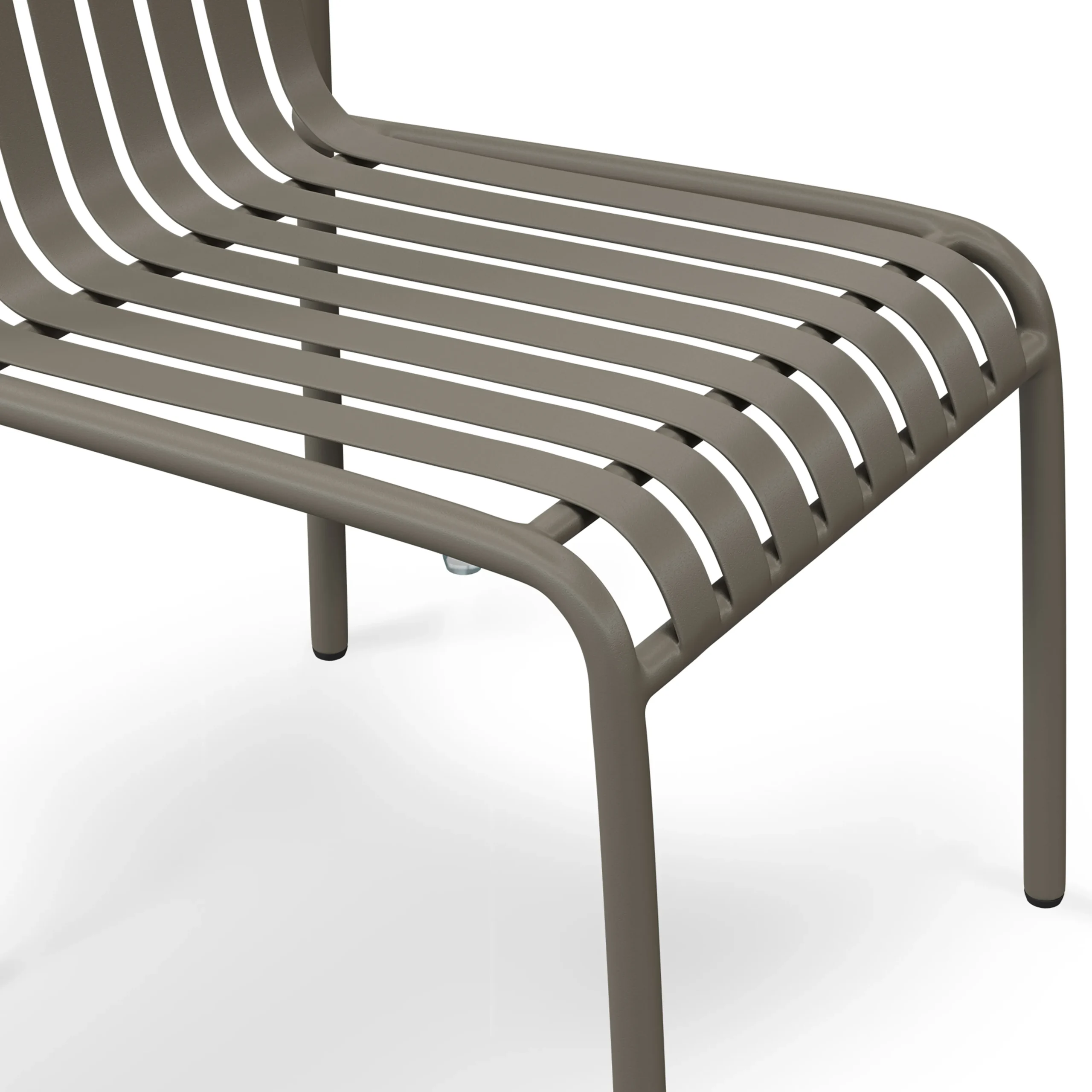 Sarek Outdoor Stackable Dining Chair - Warm Stone - Image 11