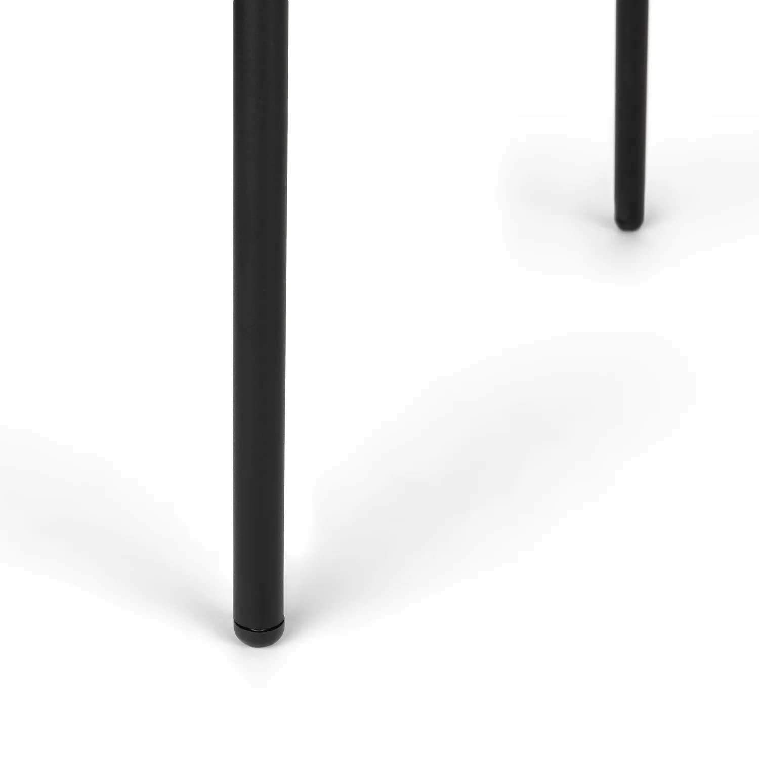 Zina Outdoor Stackable Dining Chair - Ember Black - Image 13