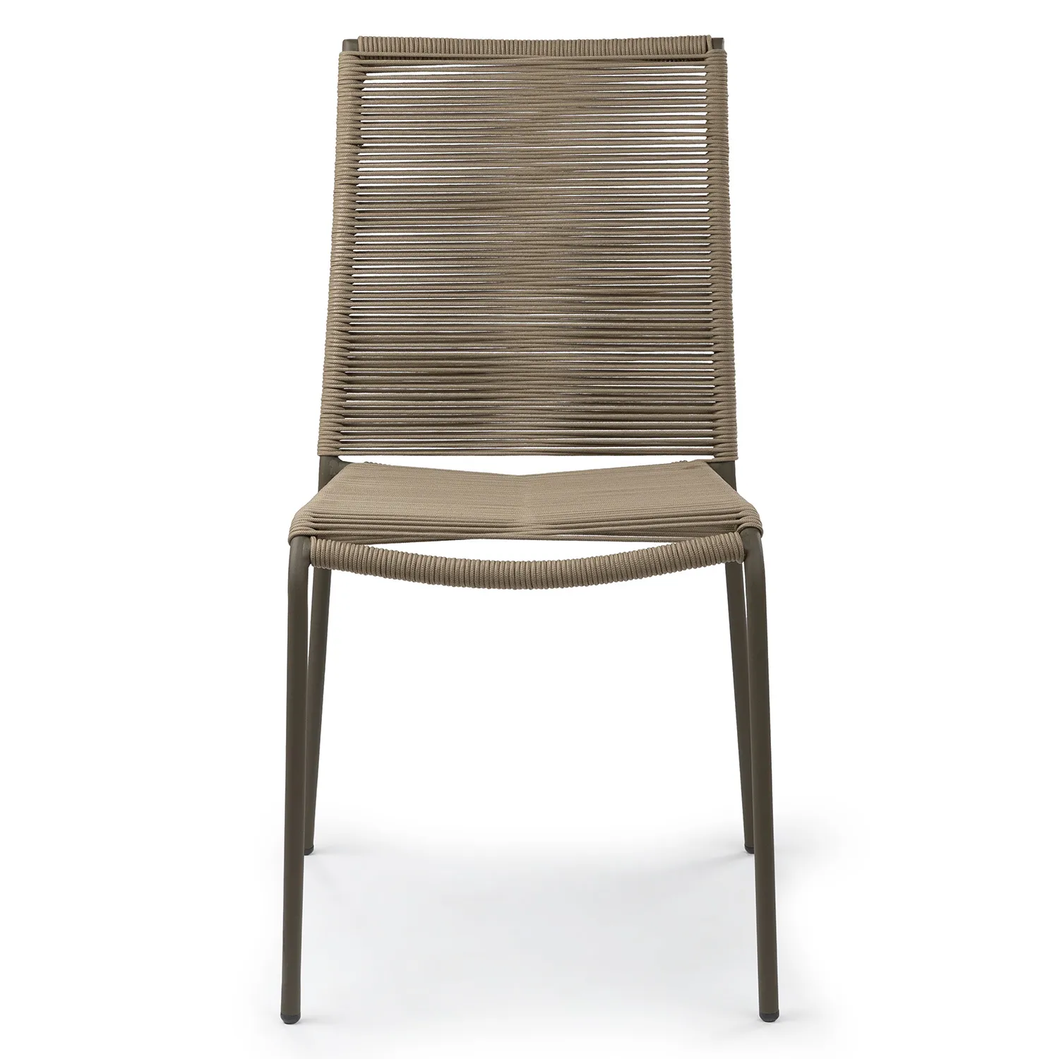 Zina Outdoor Stackable Dining Chair - Grove Green - Image 9