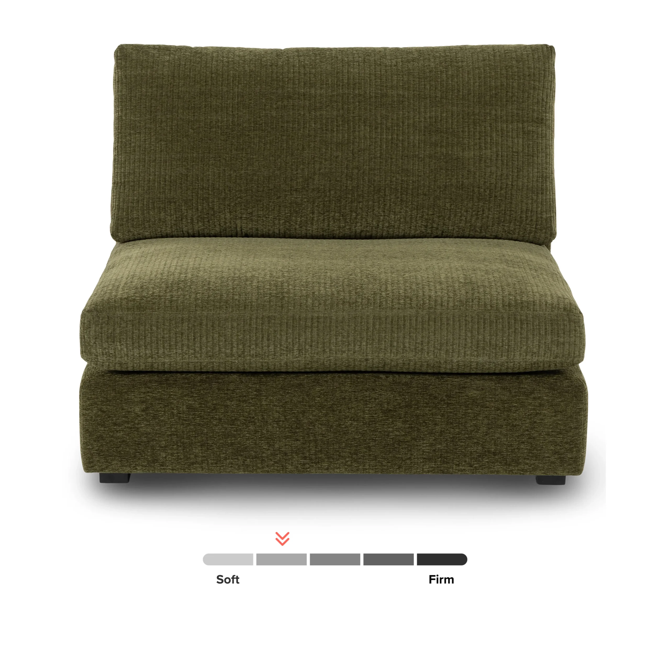 Beta 39.5_ Armless Chair Module - Cypress Green - Image 8