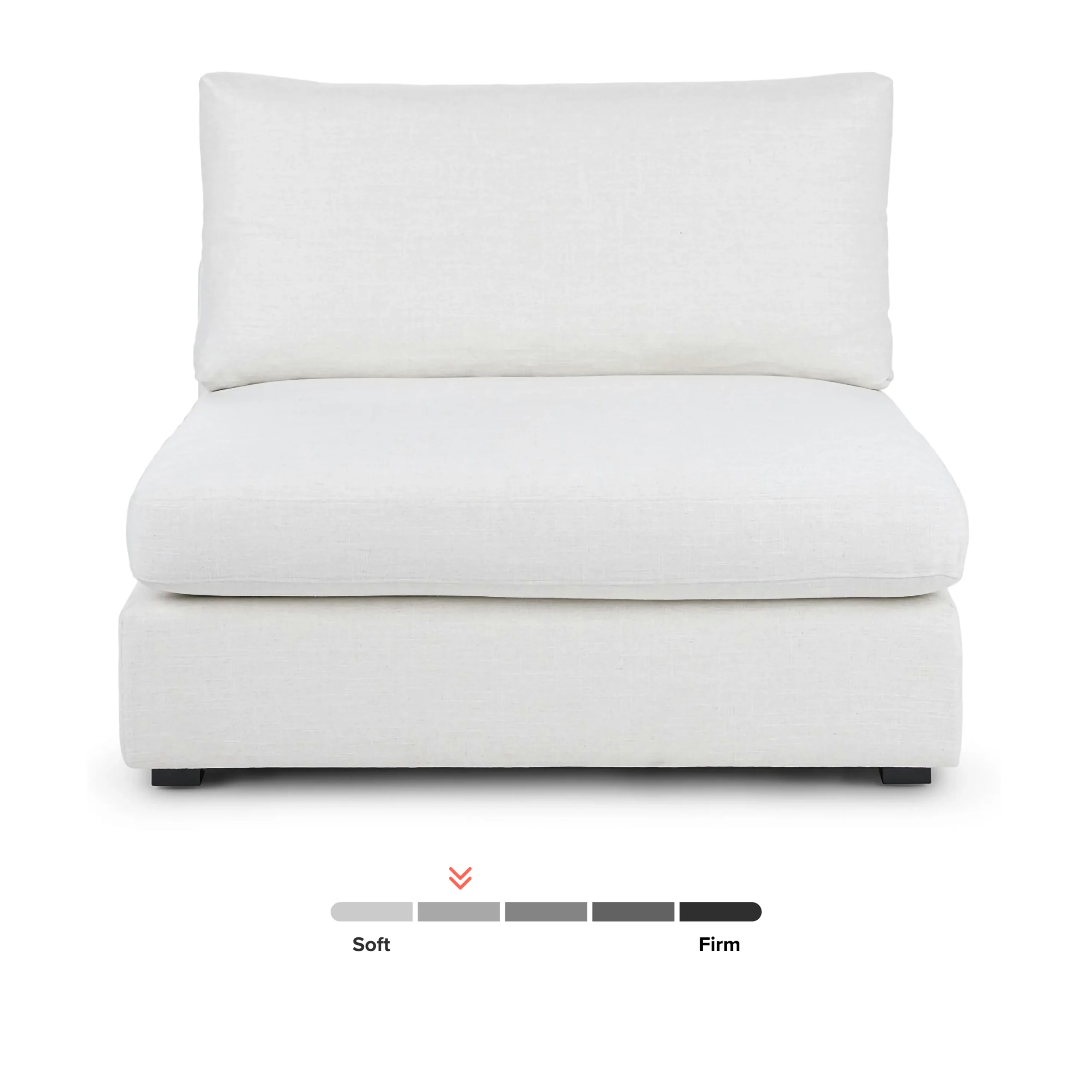 Beta 39.5_ Armless Chair Module - Quartz White - Image 9