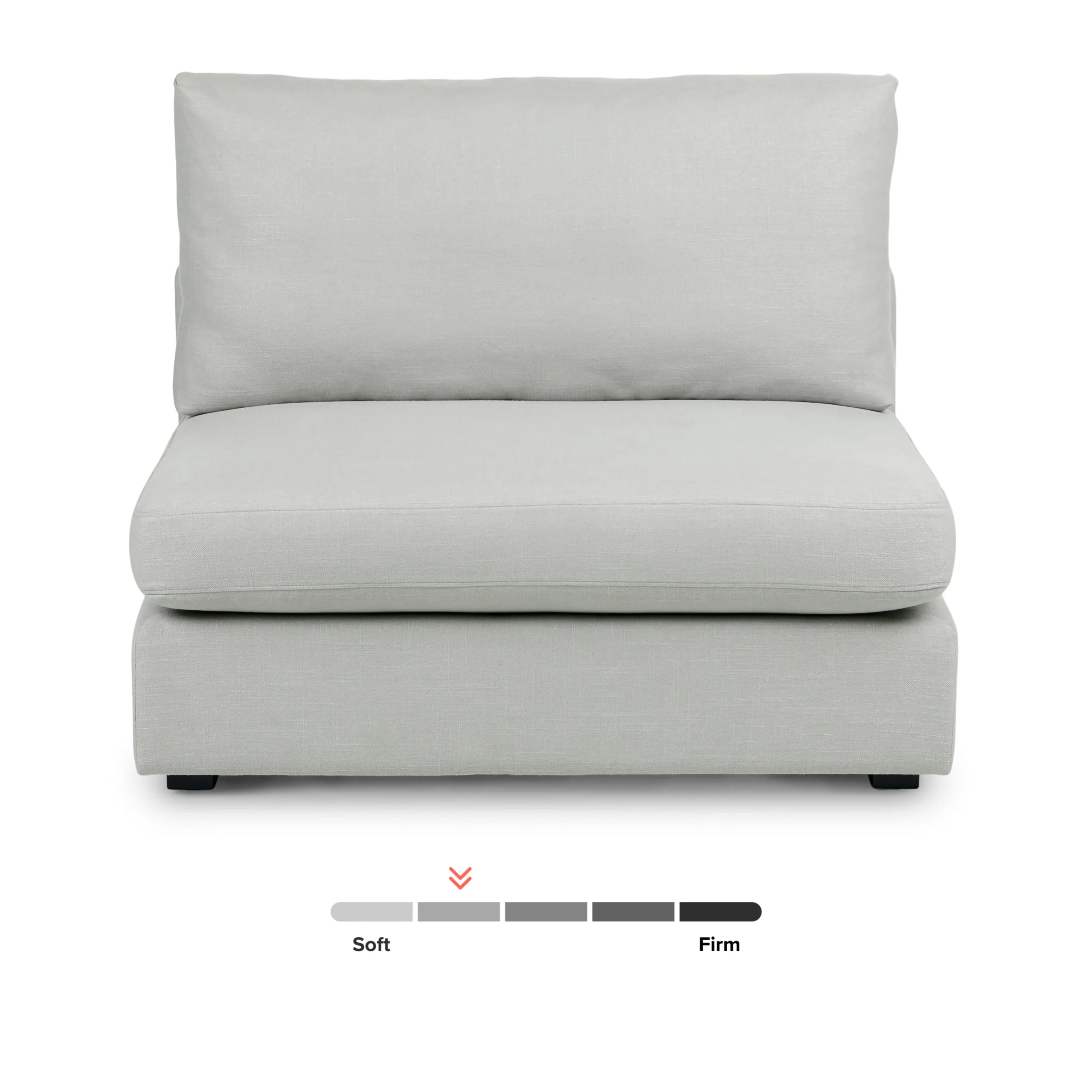 Beta 39.5_ Armless Chair Module - Welsh Gray - Image 8