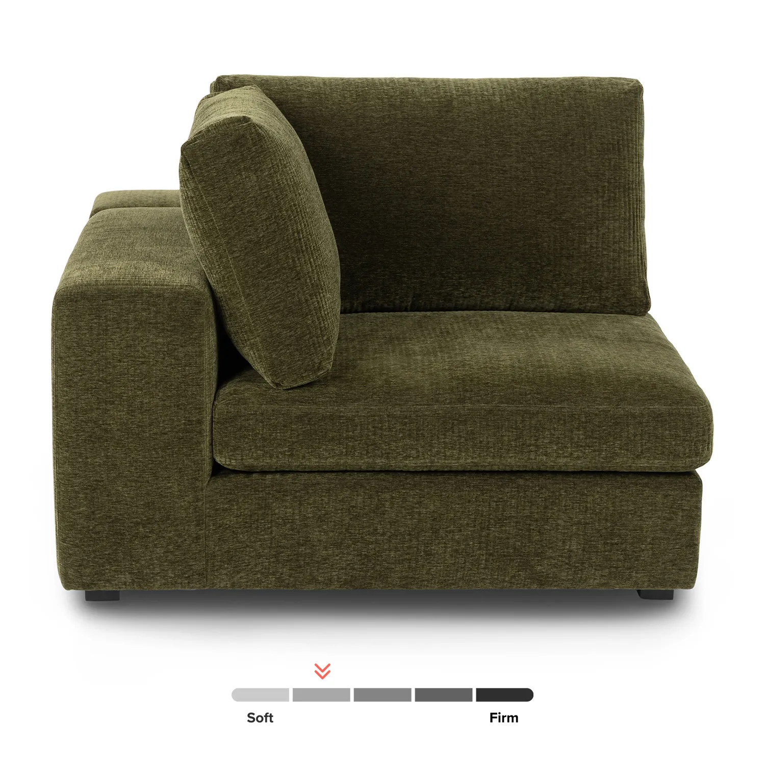 Beta 45_ Corner Chair Module - Cypress Green - Image 9