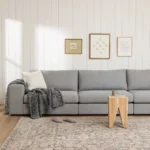 Beta 49_ Left Arm Chair Module - Welsh Gray
