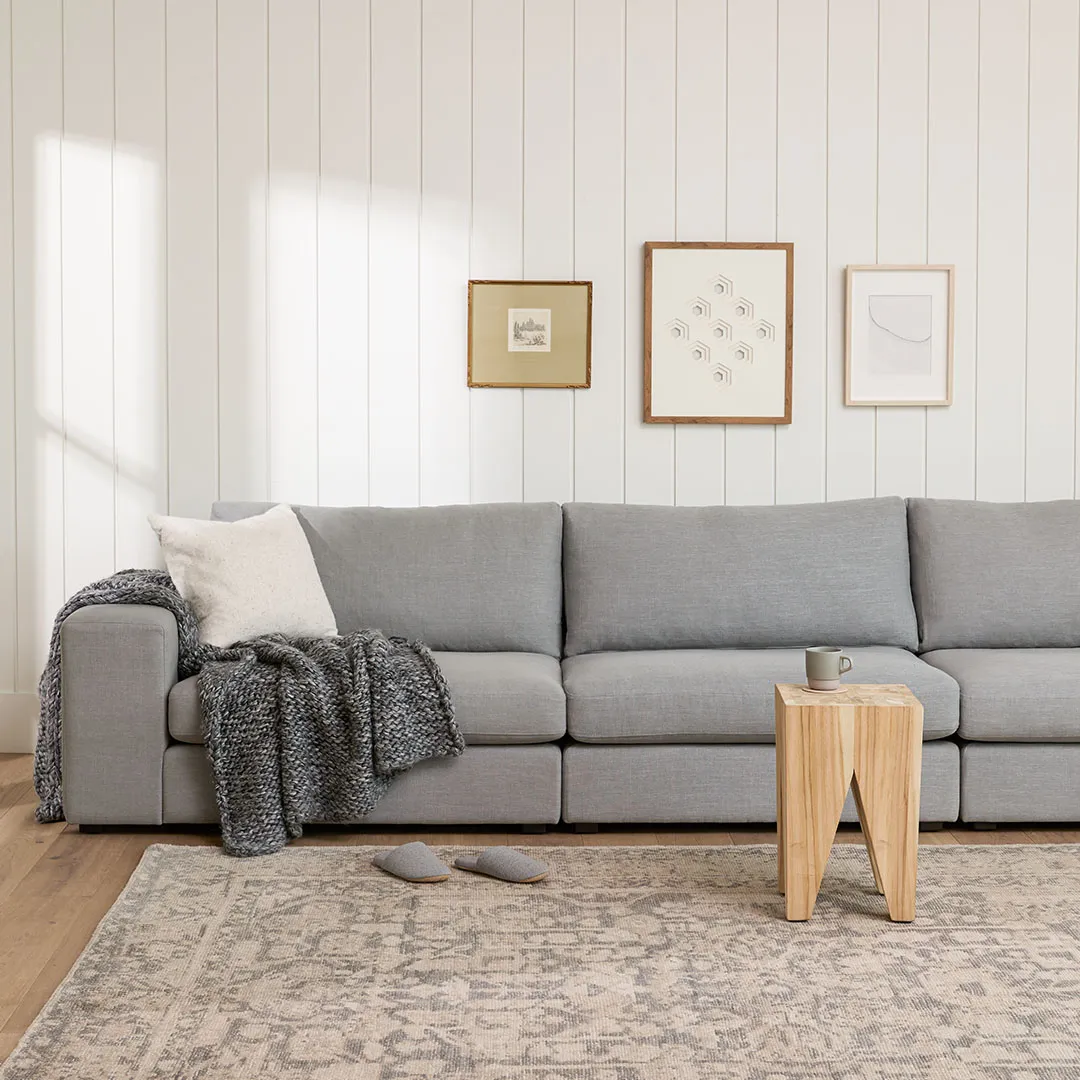 Beta 49_ Left Arm Chair Module - Welsh Gray - Image 7