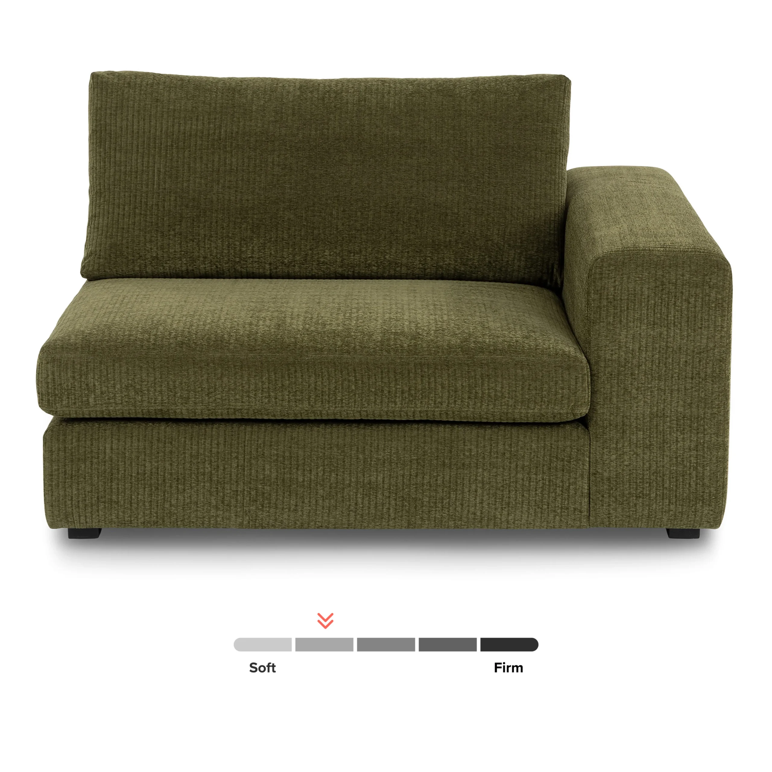 Beta 49_ Right Arm Chair Module - Cypress Green - Image 3