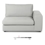 Beta 49_ Right Arm Chair Module - Welsh Gray