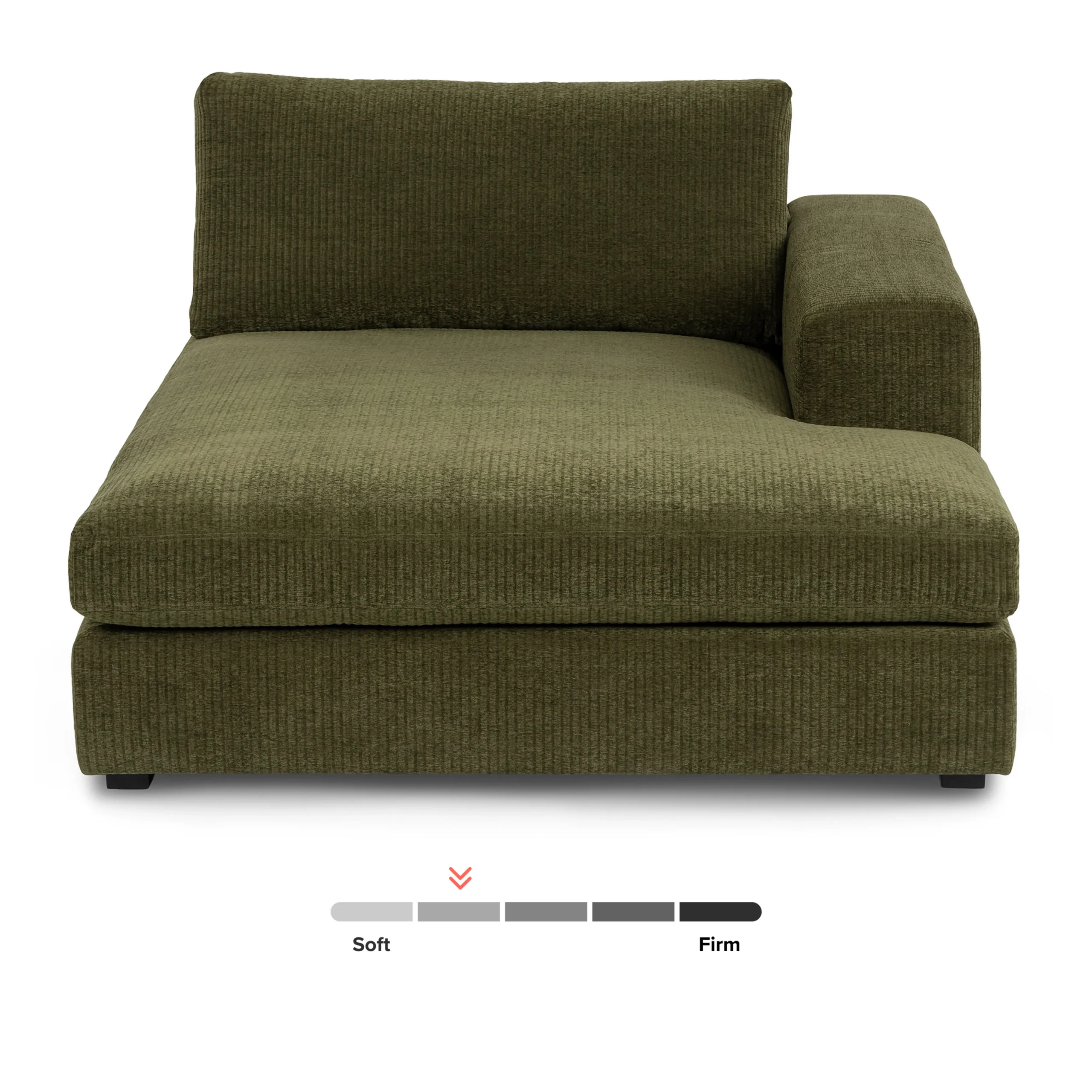 Beta 49_ Right Chaise Module - Cypress Green - Image 8