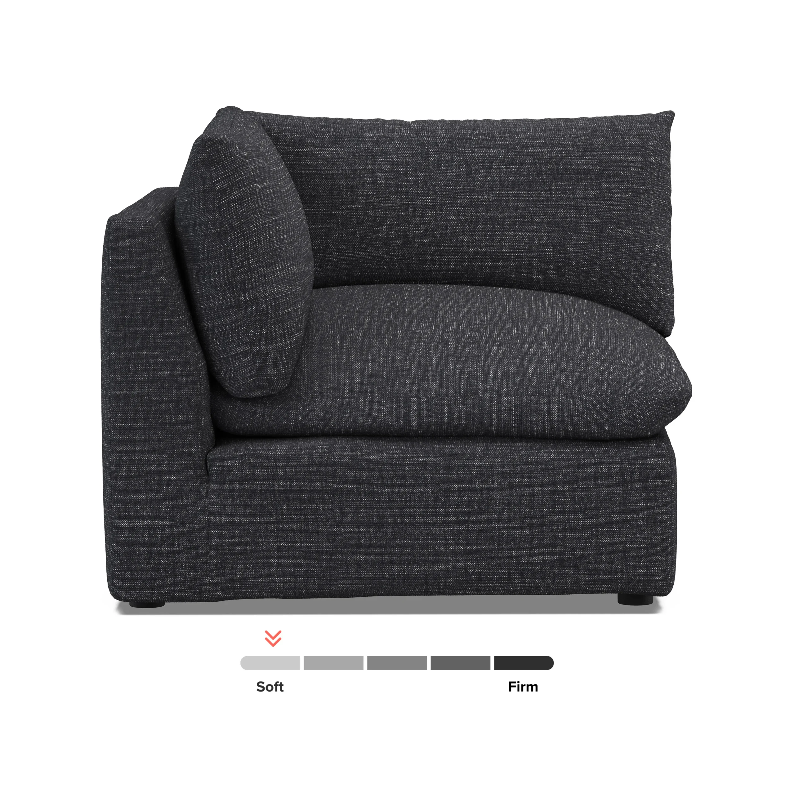 Leigh 41_ Corner Chair Module - Napa Charcoal - Image 13