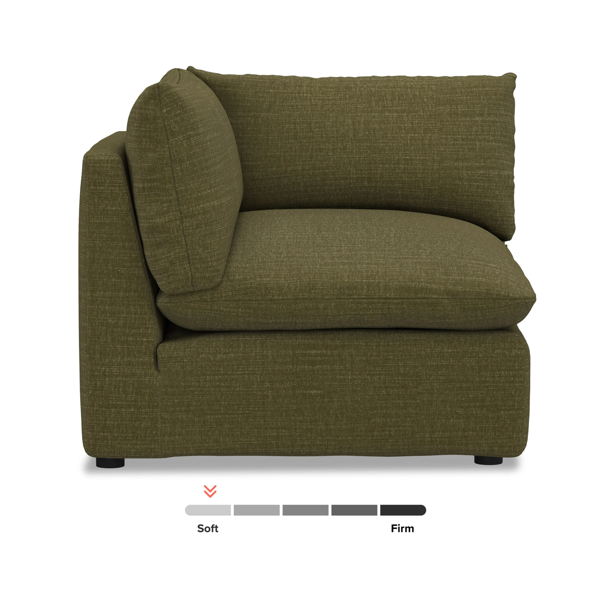 Leigh 41_ Corner Chair Module - Napa Moss - Image 11