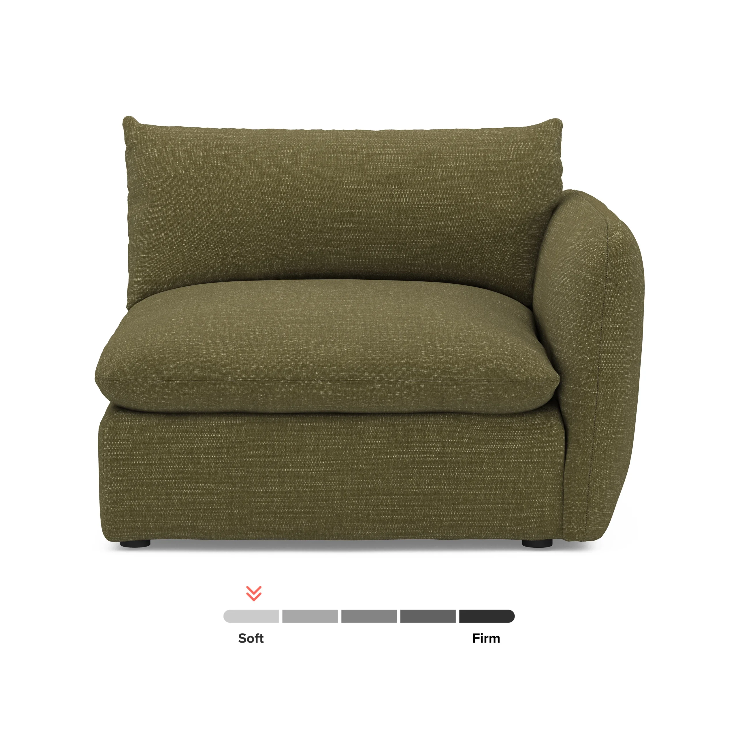 Leigh 46_ Right Arm Module - Napa Moss - Image 3