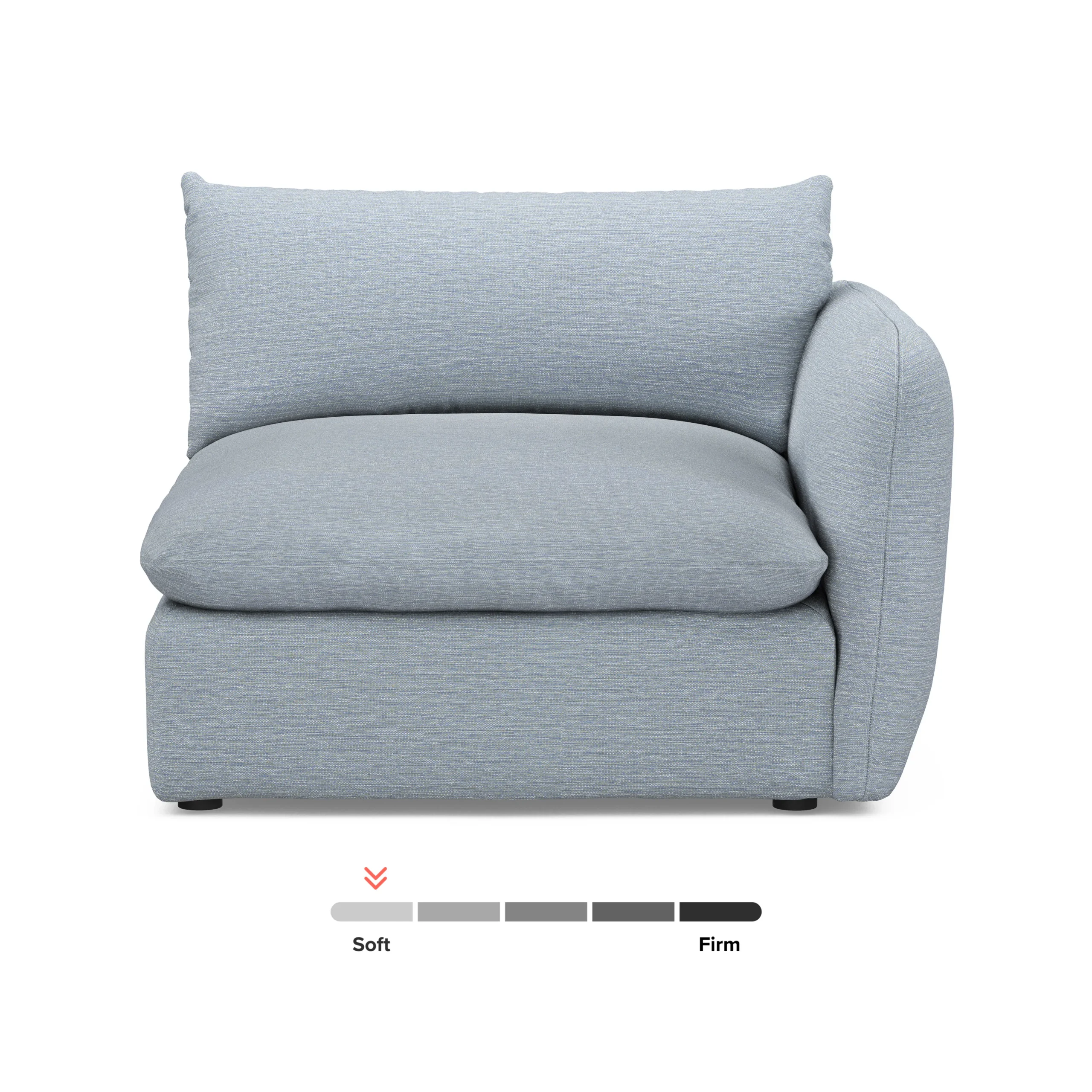 Leigh 46_ Right Arm Module - Silver Light Blue - Image 3