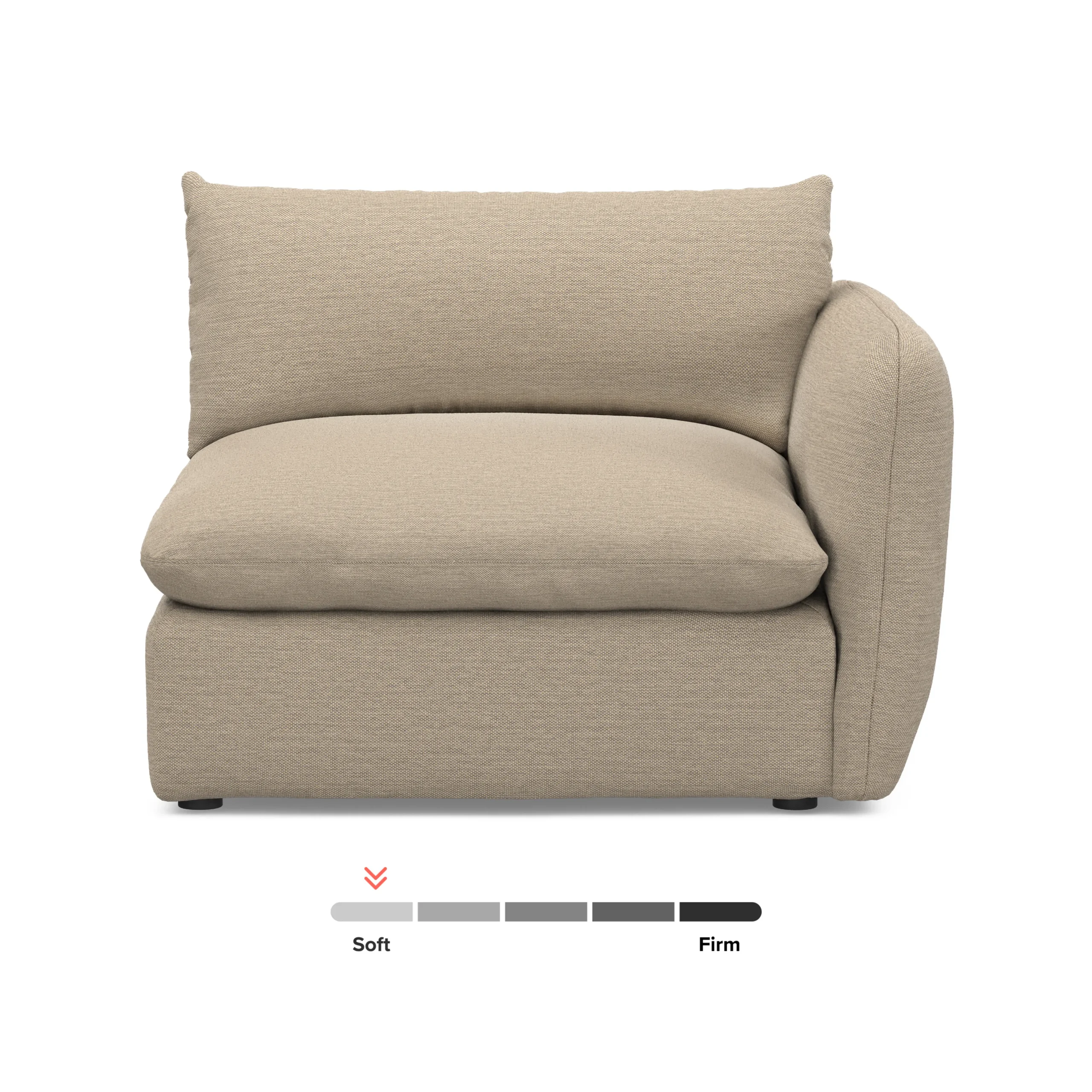 Leigh 46_ Right Arm Module - Silver Taupe - Image 3