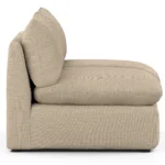 Leigh 79_ Armless Modular Sofa - Silver Taupe