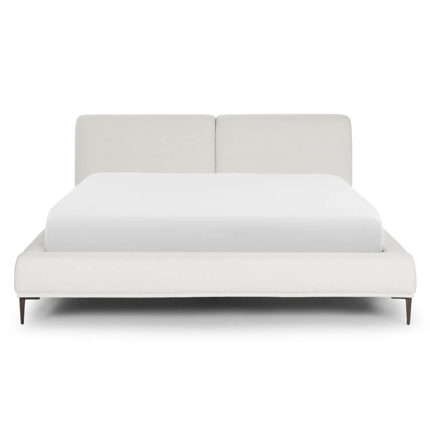 Abisko King Upholstered Bed - Quartz White - Image 4