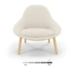 Sunny 32_ Lounge Chair - Ivory Wool Bouclé