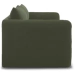 Leigh 92_ Velvet Modular Sofa - Hale Fir Green