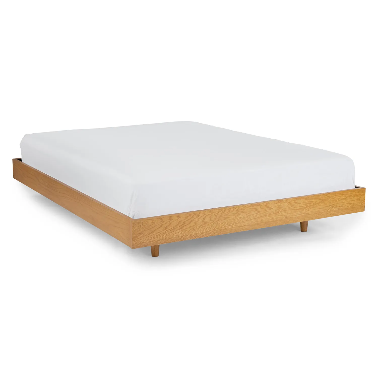 Basi Queen Bed Frame - Oak - Image 4