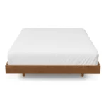 Basi Queen Bed Frame - Smoked Oak