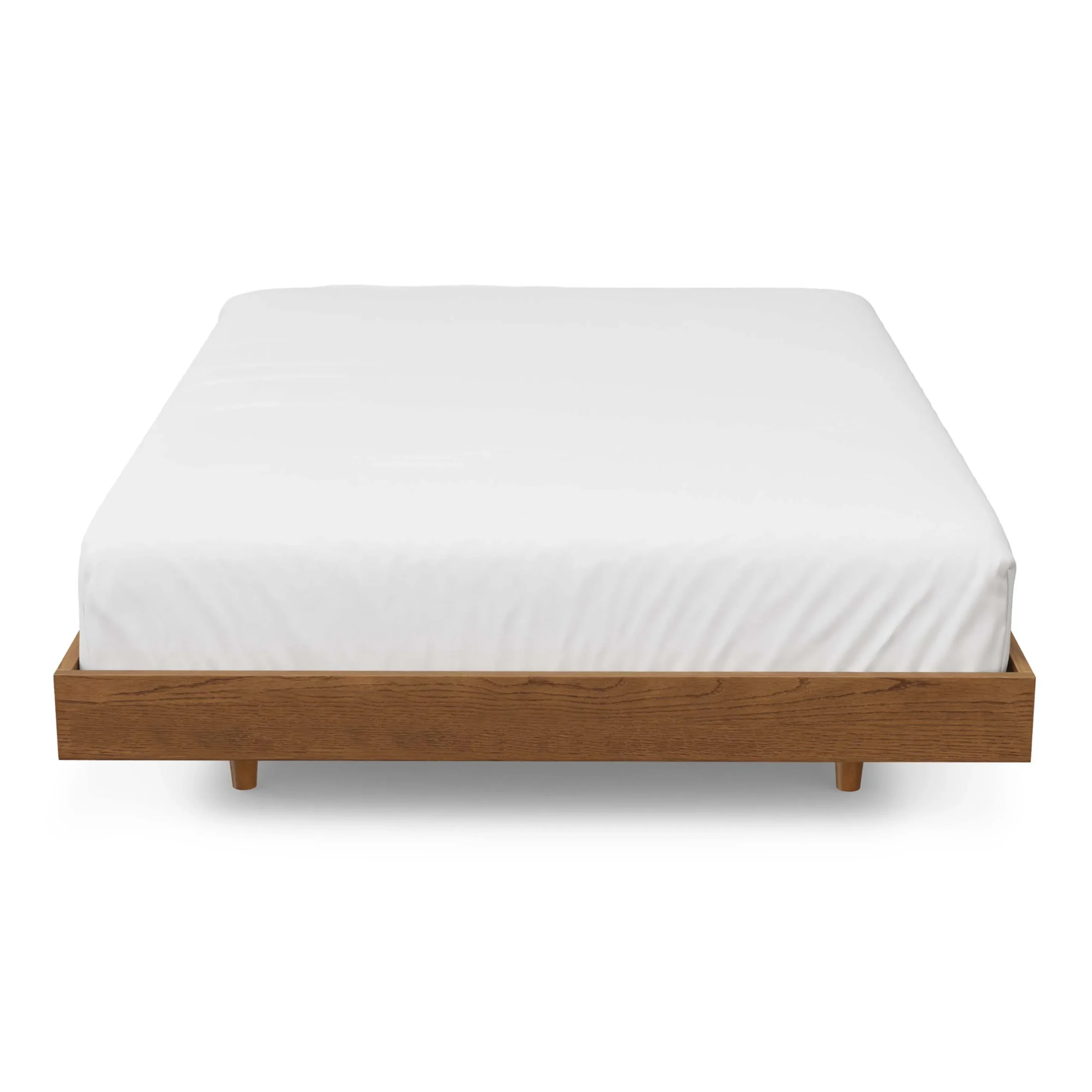 Basi Queen Bed Frame - Smoked Oak - Image 11