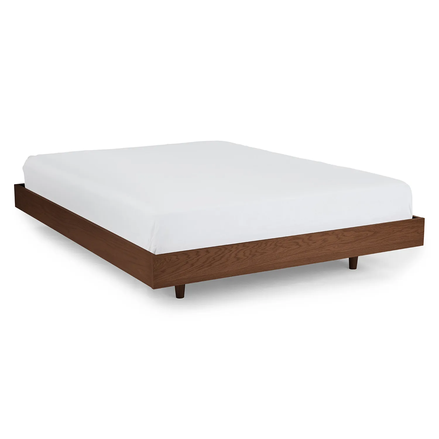 Basi Queen Bed Frame - Walnut - Image 4