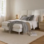 Basi Queen Bed Frame - White