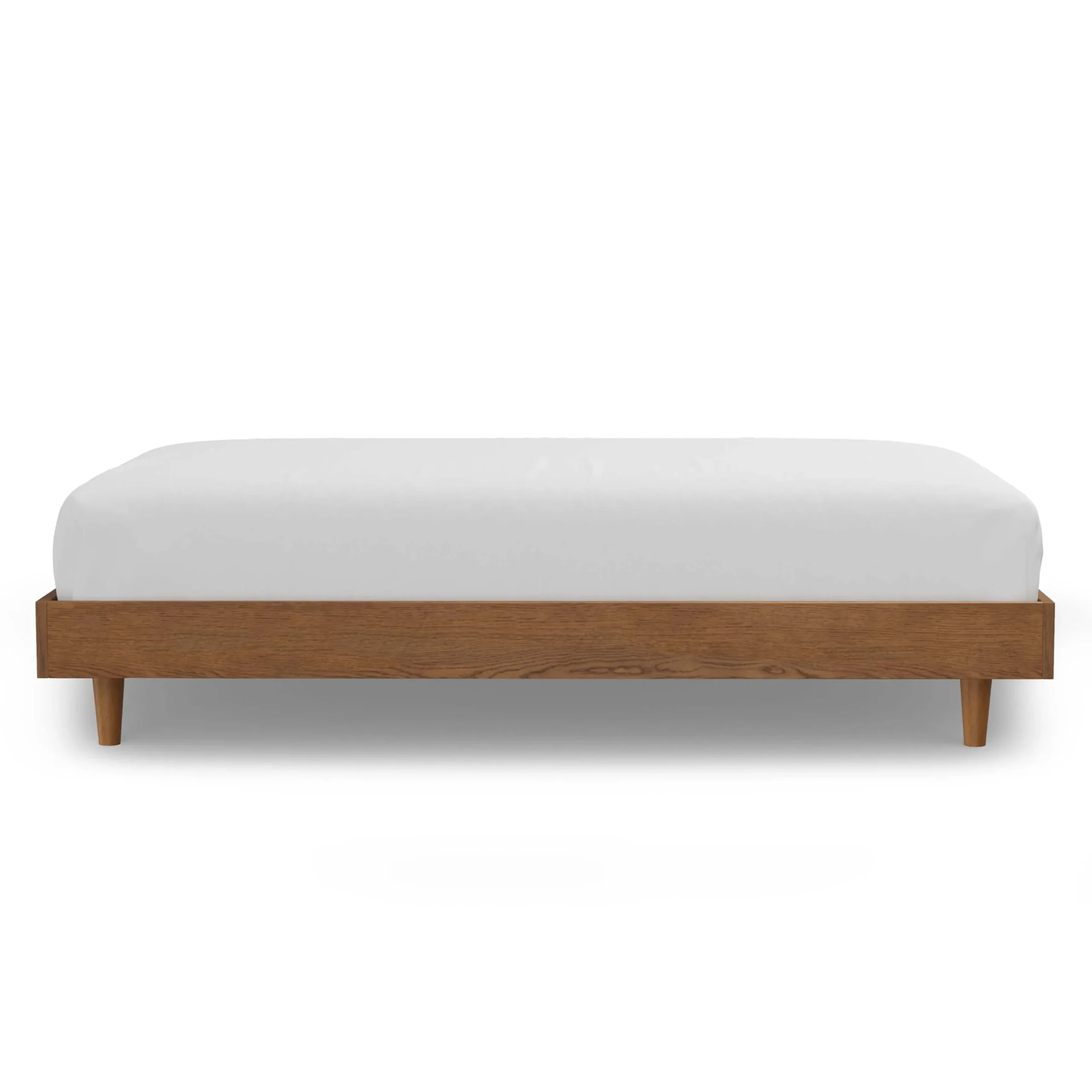 Basi Twin Bed Frame - Smoked Oak - Image 2