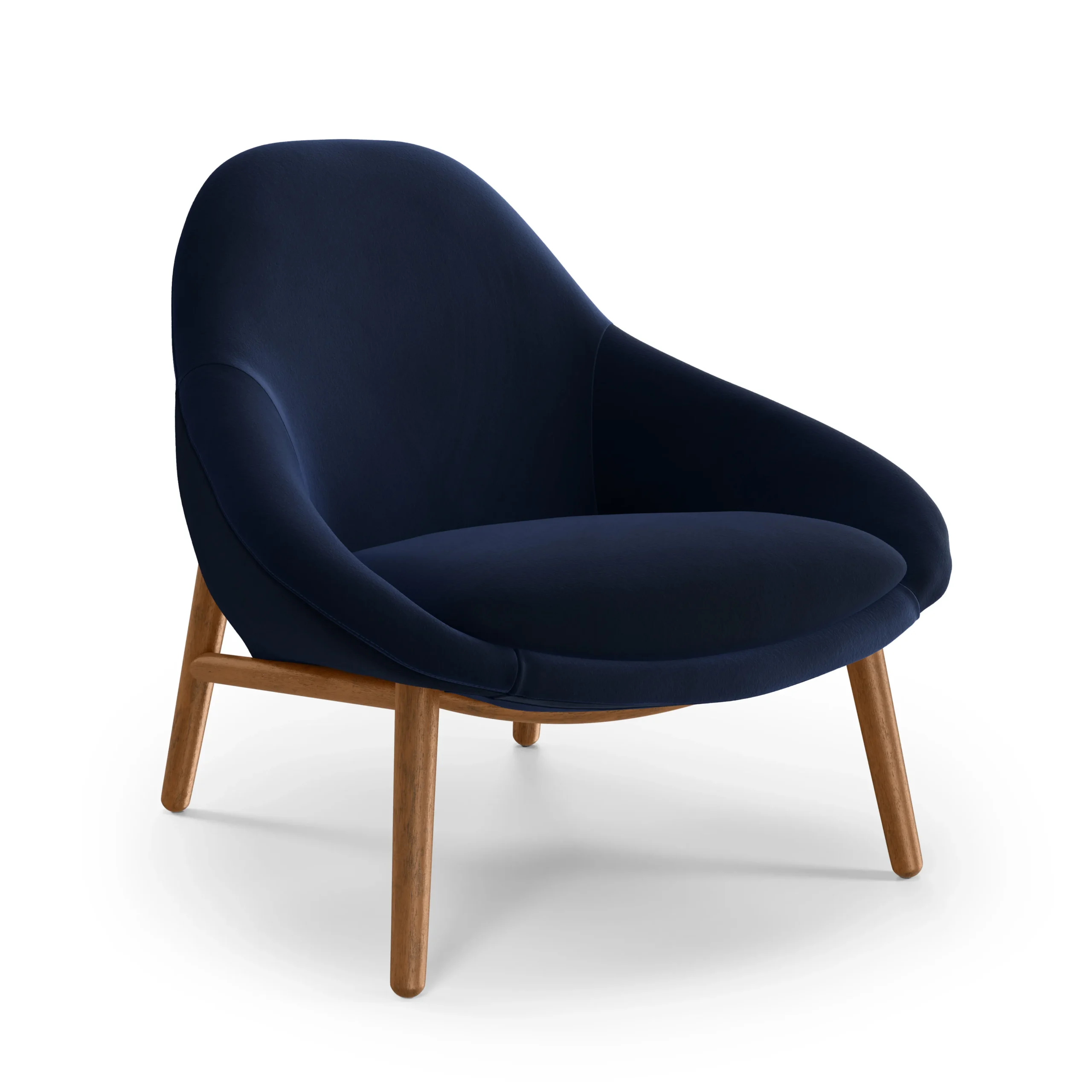 Sunny 32_ Velvet Lounge Chair - Hale Ink - Image 10