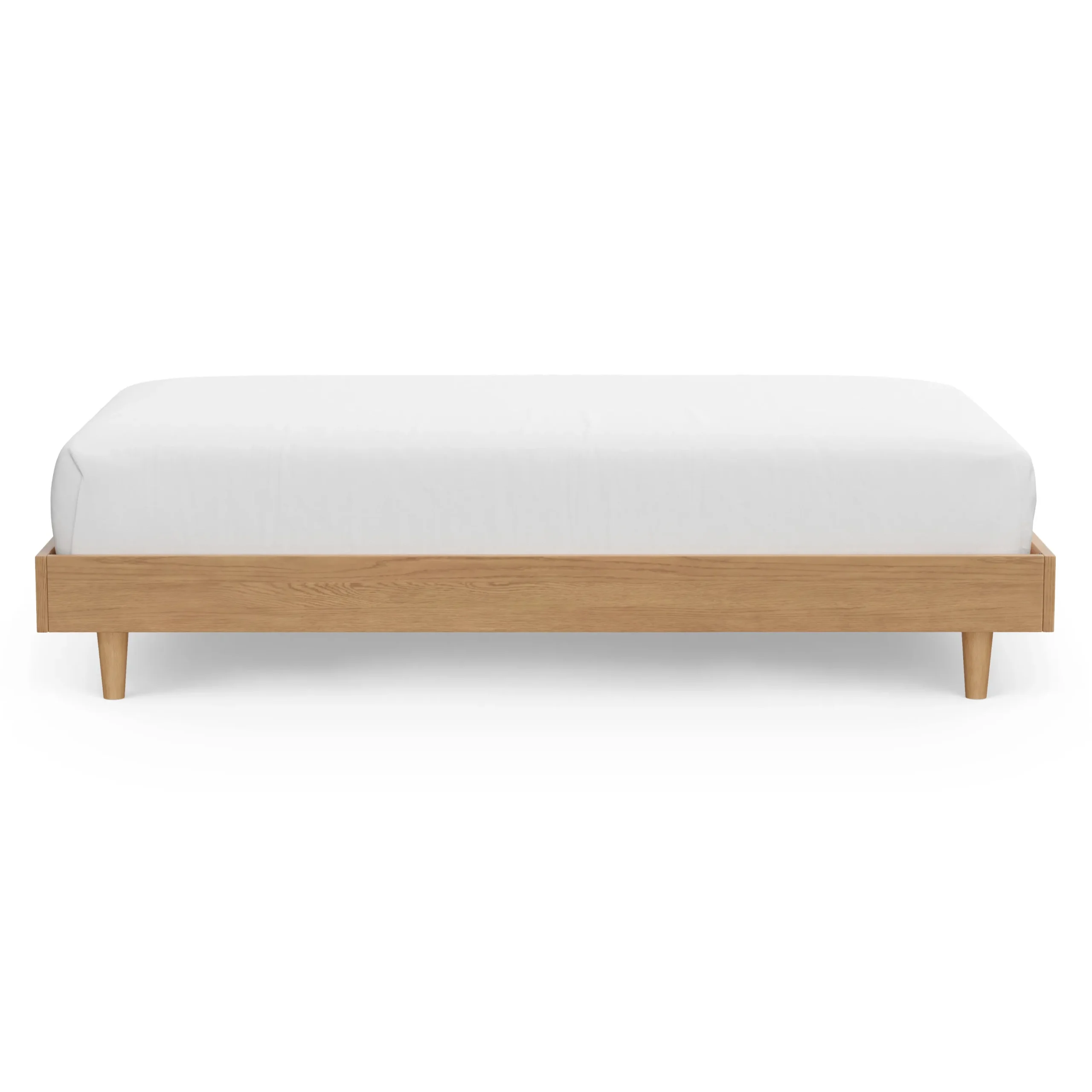 Basi Twin Bed Frame - White Oak - Image 2