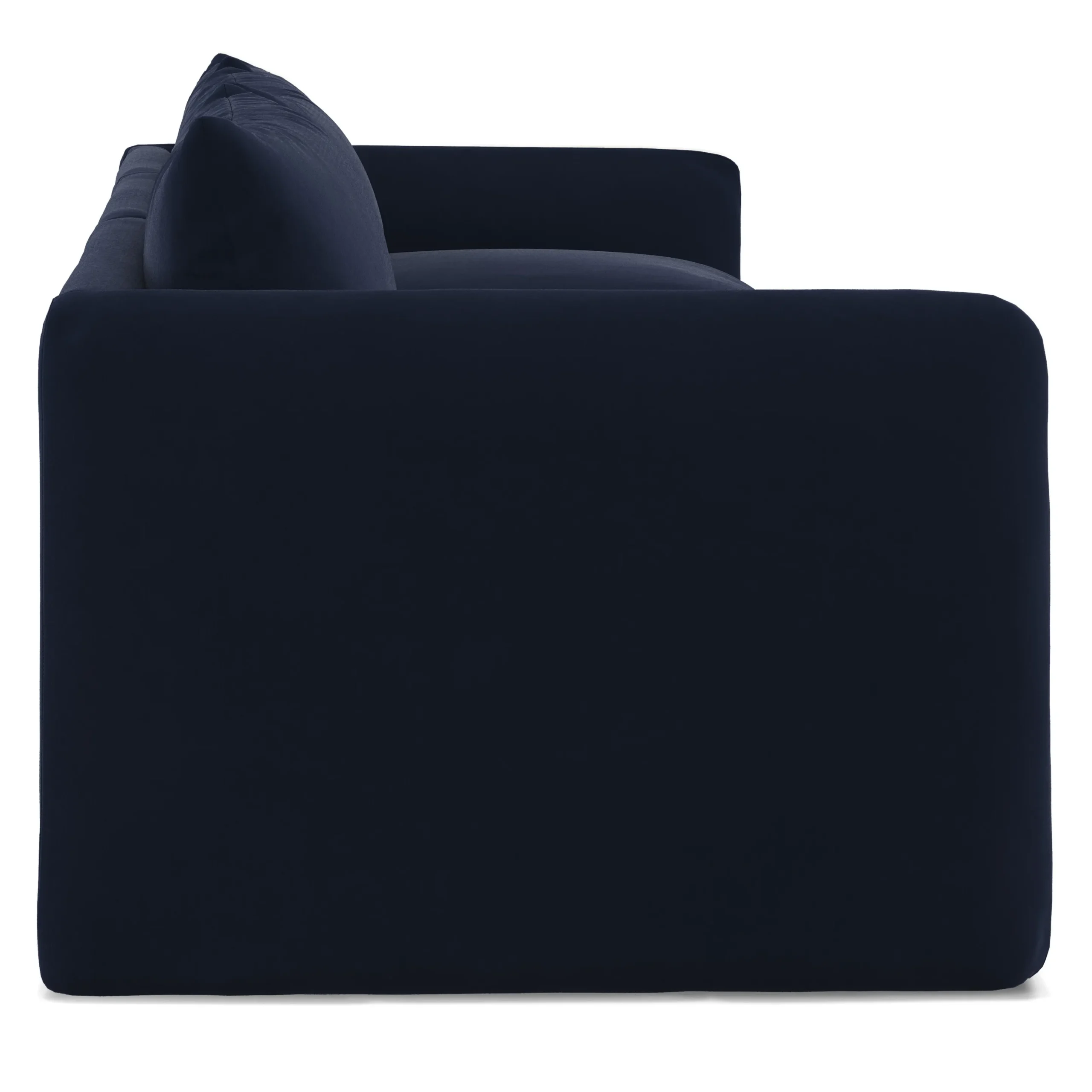 Leigh 131.5_ Velvet Modular Sofa - Hale Ink - Image 10