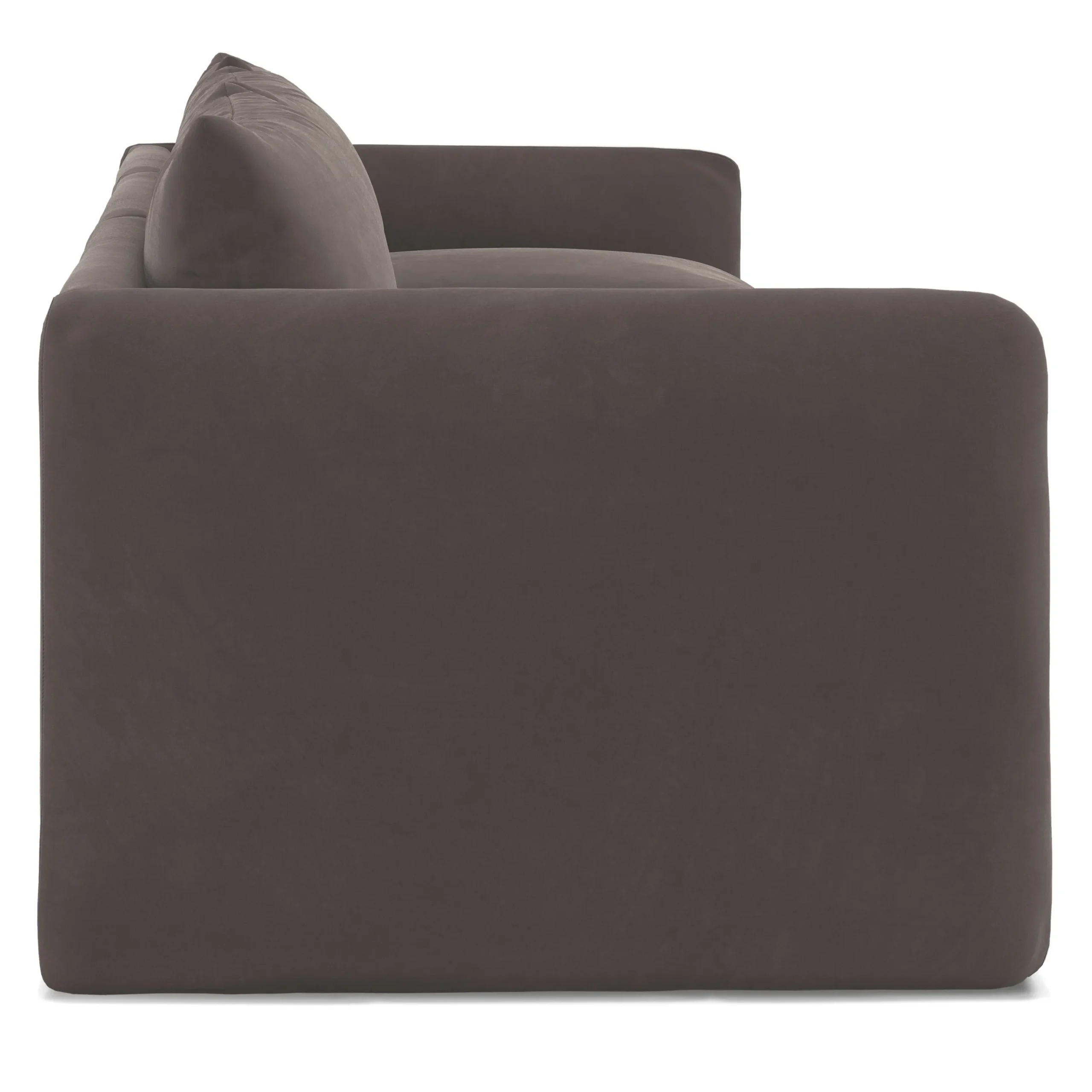 Leigh 131.5_ Velvet Modular Sofa - Hale Warm Gray - Image 11