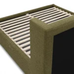 Calabri King Upholstered Bed - Napa Moss