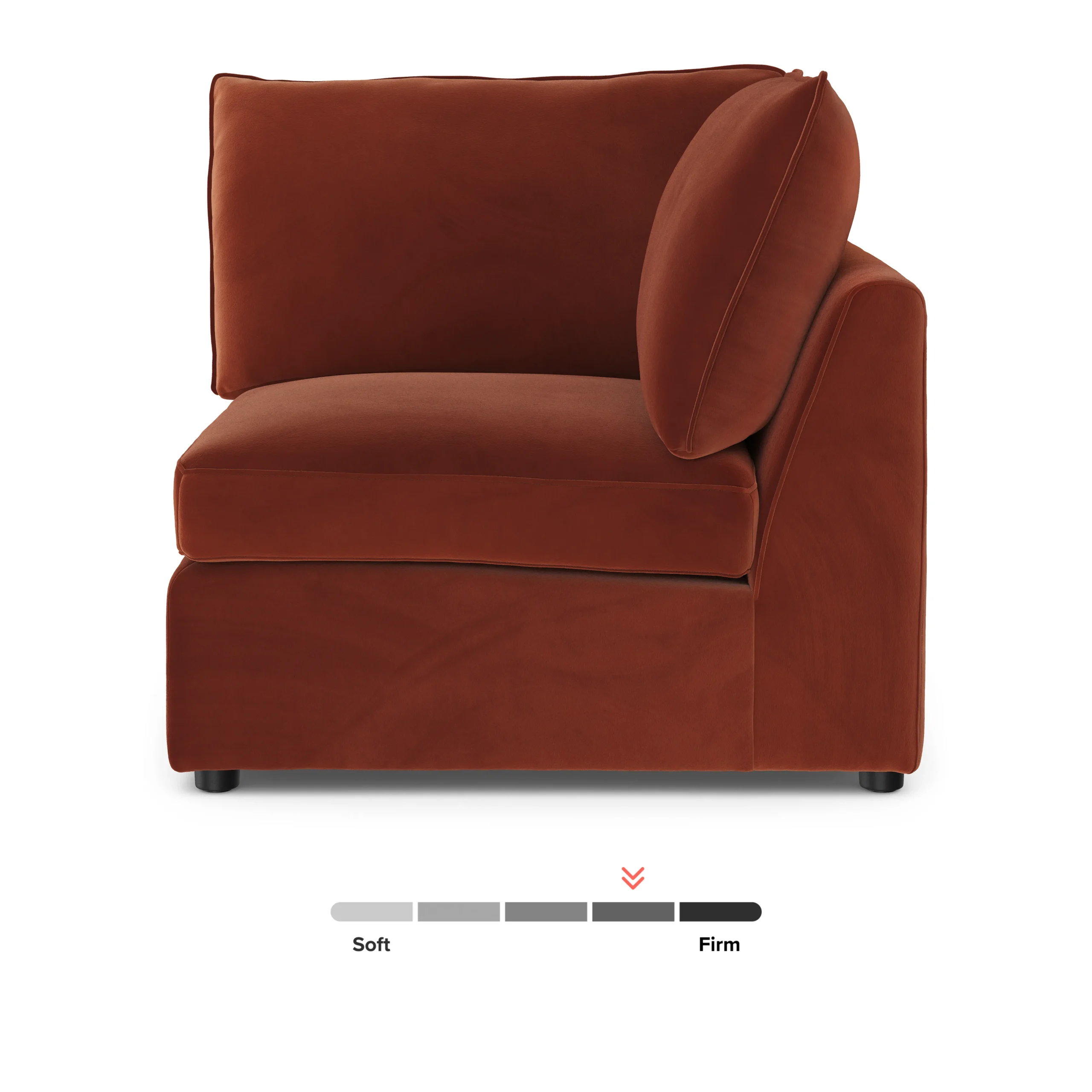 Lenae 38_ Velvet Corner Module - Hale Rust - Image 11