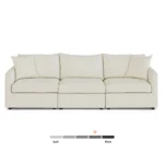 Lenae 104.5_ Modular Sofa - Savoy Ivory