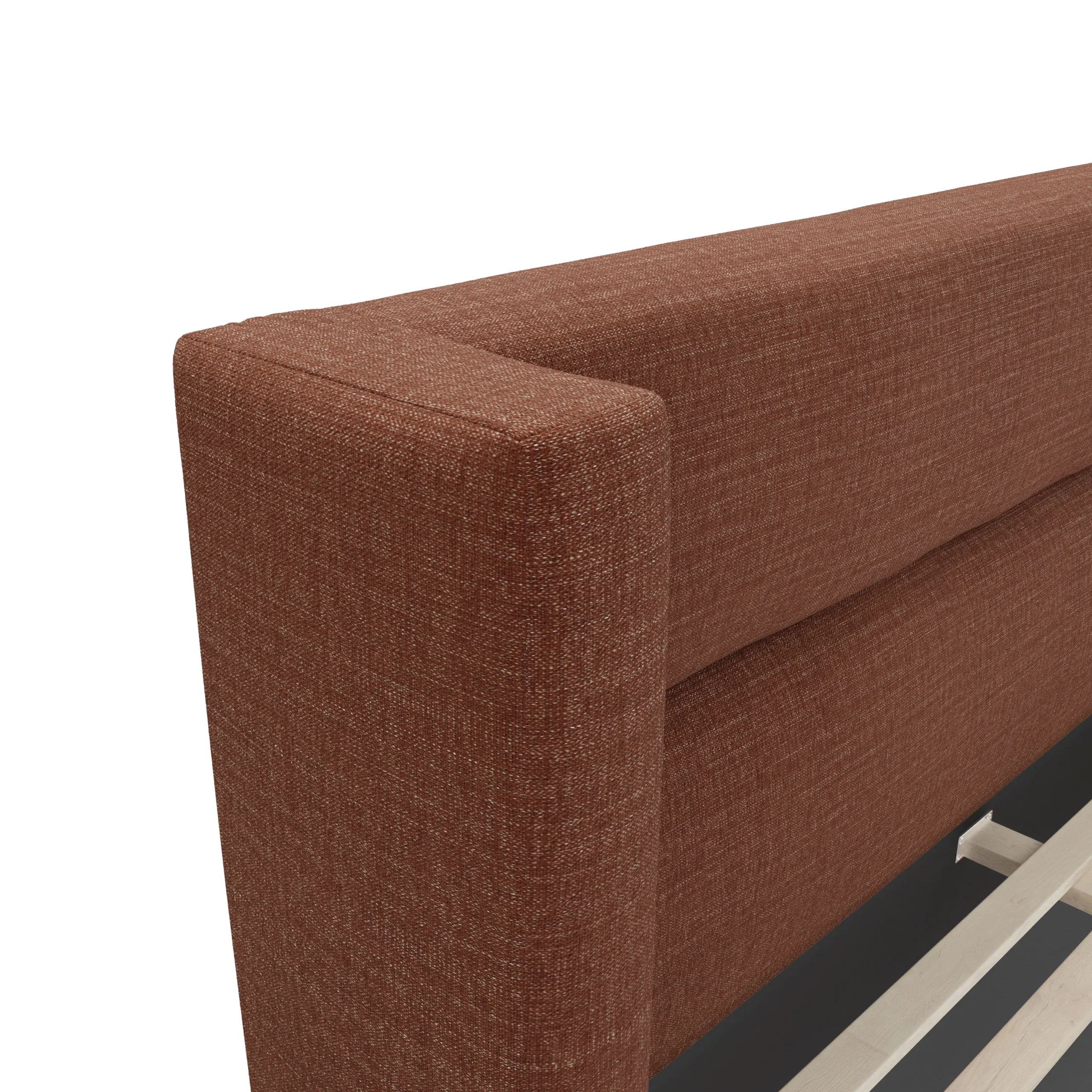 Calabri King Upholstered Bed - Napa Rust - Image 3