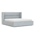 Calabri King Upholstered Bed - Silver Light Blue