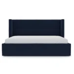 Calabri King Velvet Bed - Hale Ink