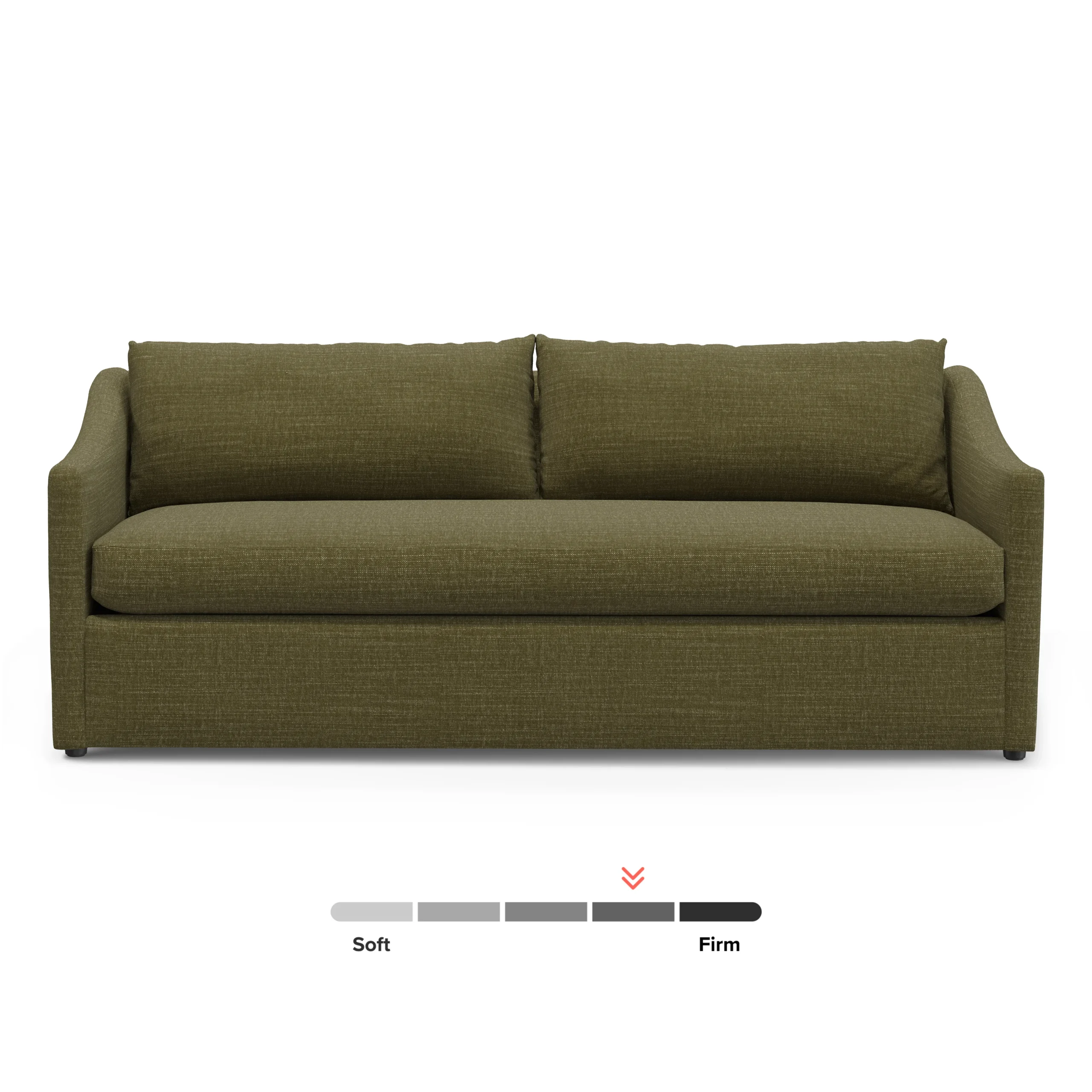 Landry 84.5_ Sofa Bed - Napa Moss - Image 4