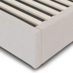 Calabri Queen Upholstered Bed - Napa White